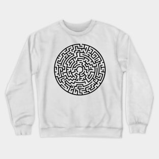 Circular Labyrinth Crewneck Sweatshirt